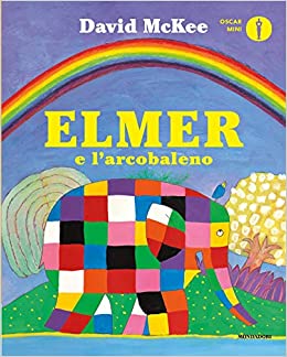 Elmer e l'arcobaleno - papagio